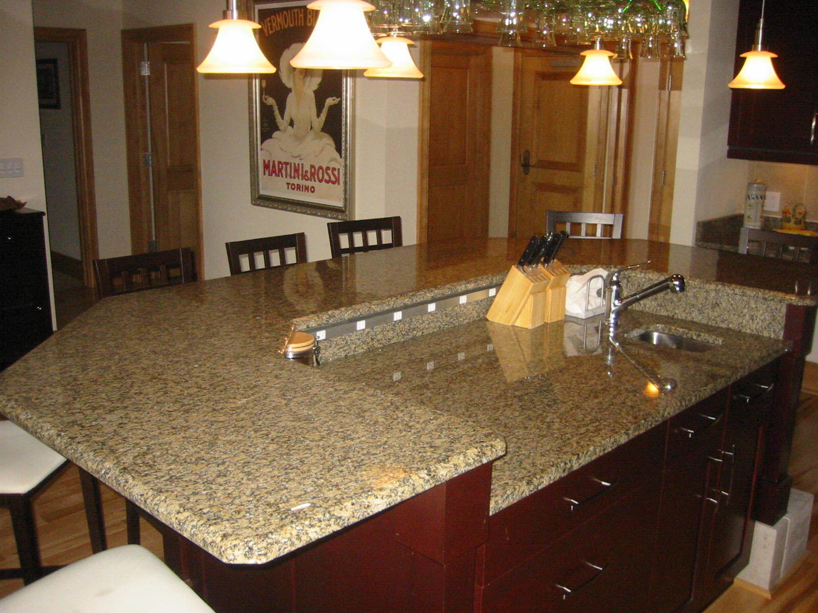 Apartment countertop