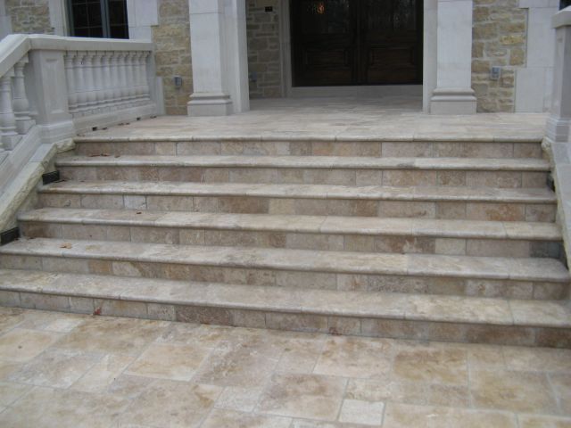 Granite stairs