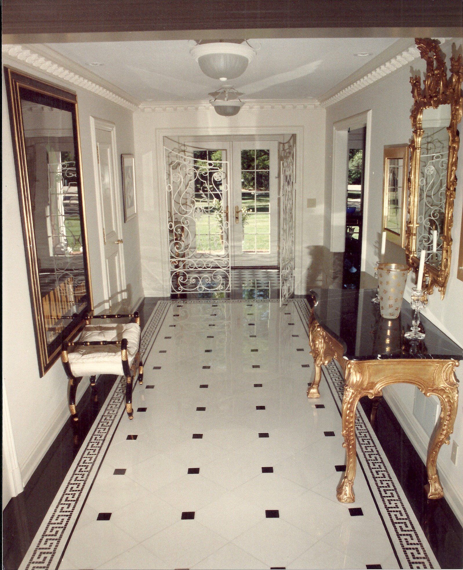 Granite flooring