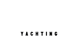 The word yachting is written in black on a white background.
