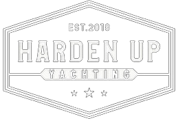It is a logo for harden up yachting.