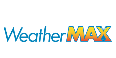 A weather max logo on a white background