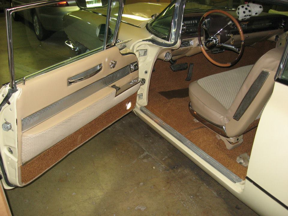 Car seats and door panel
