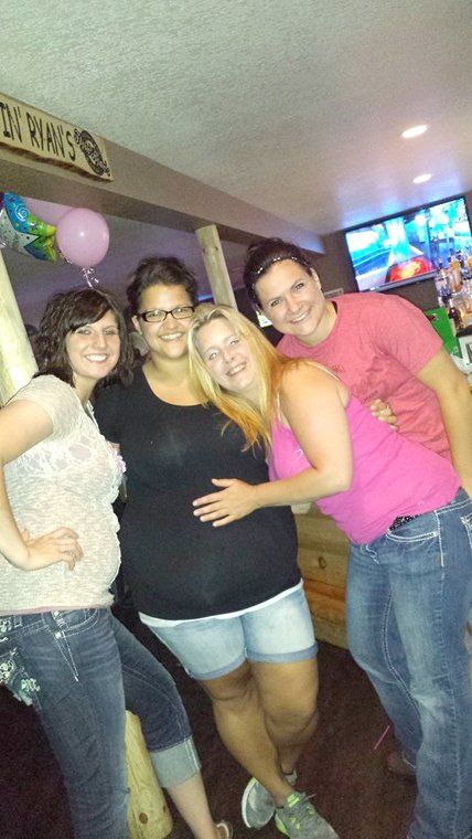 People having fun inside the sports bar