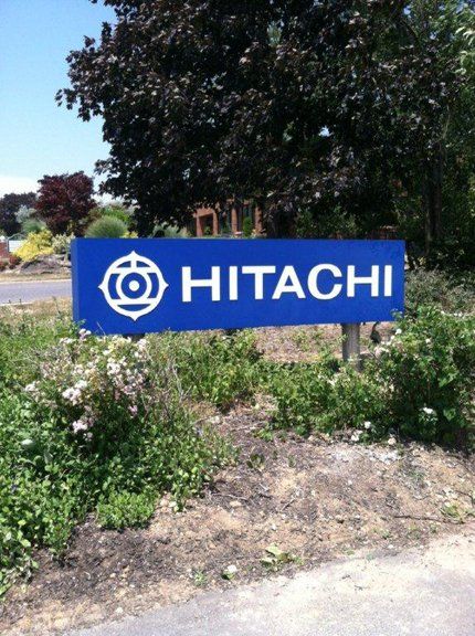 Hitachi sign board