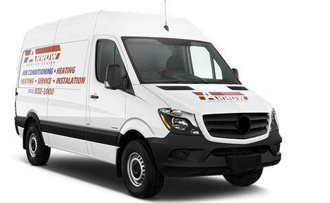 A white van is parked on a white background.