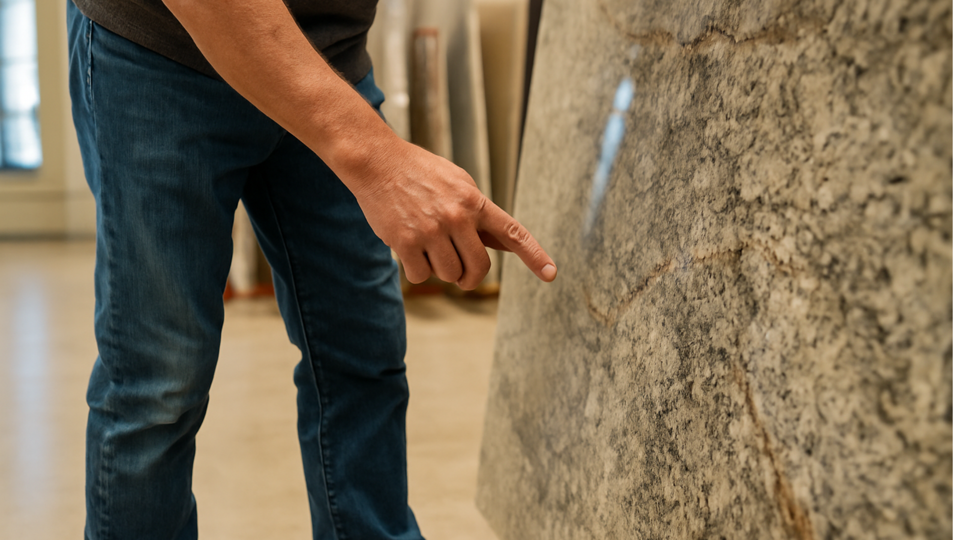 How to Judge Slab Quality in a Granite Showroom