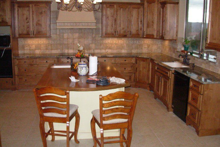 Backsplash and countertops