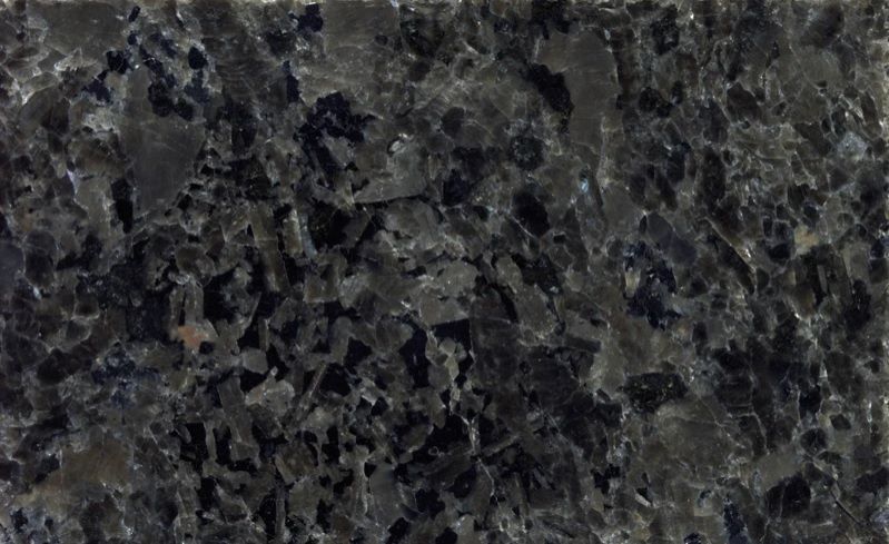 Dark granite countertop with black and gray speckling.