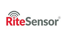 RiteSensor logo in red and gray with a wireless signal icon above the text