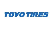 TOYO TIRES blue logo on a white background