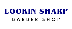 Lookin Sharp Barber Shop - Logo