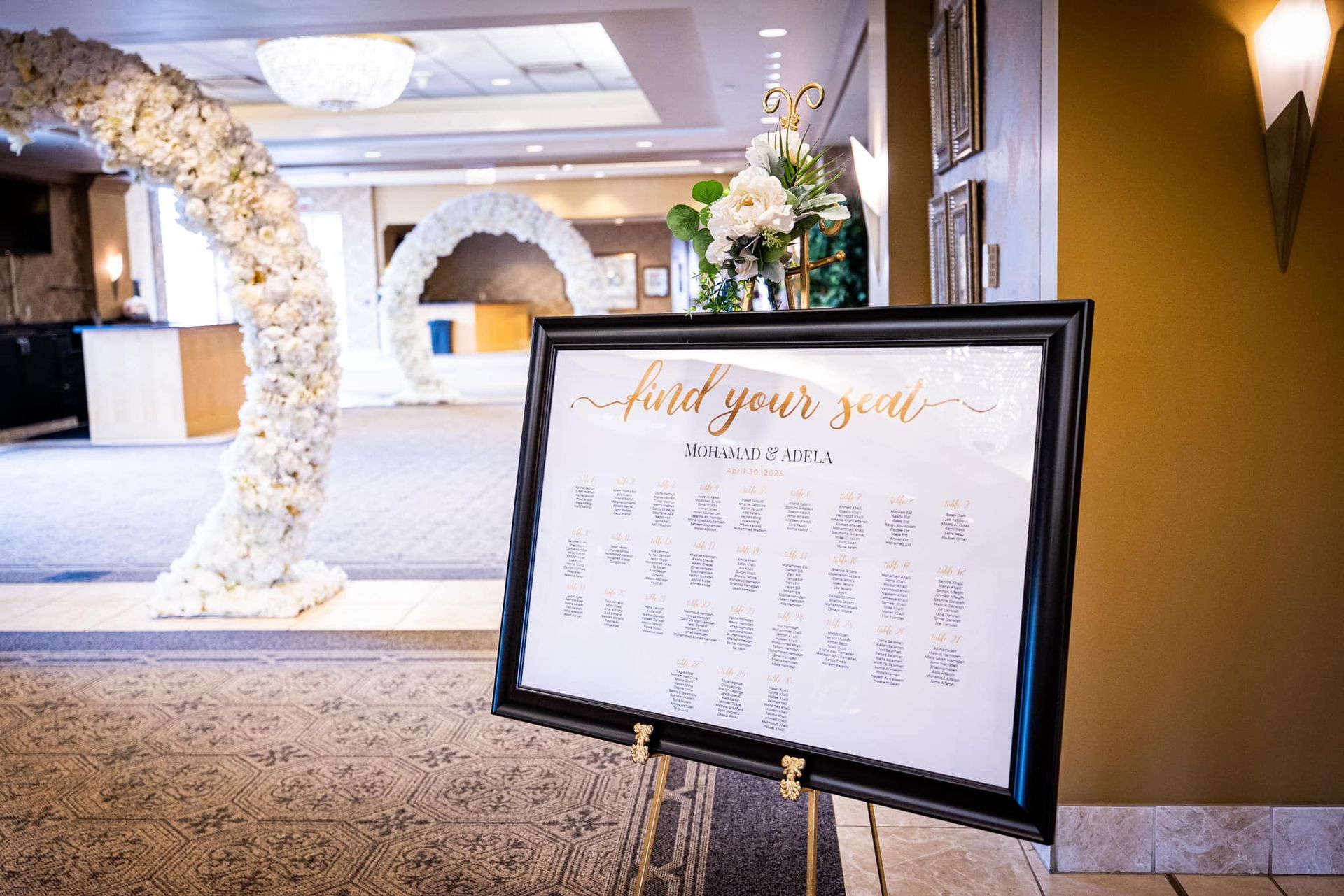 Decorated events place