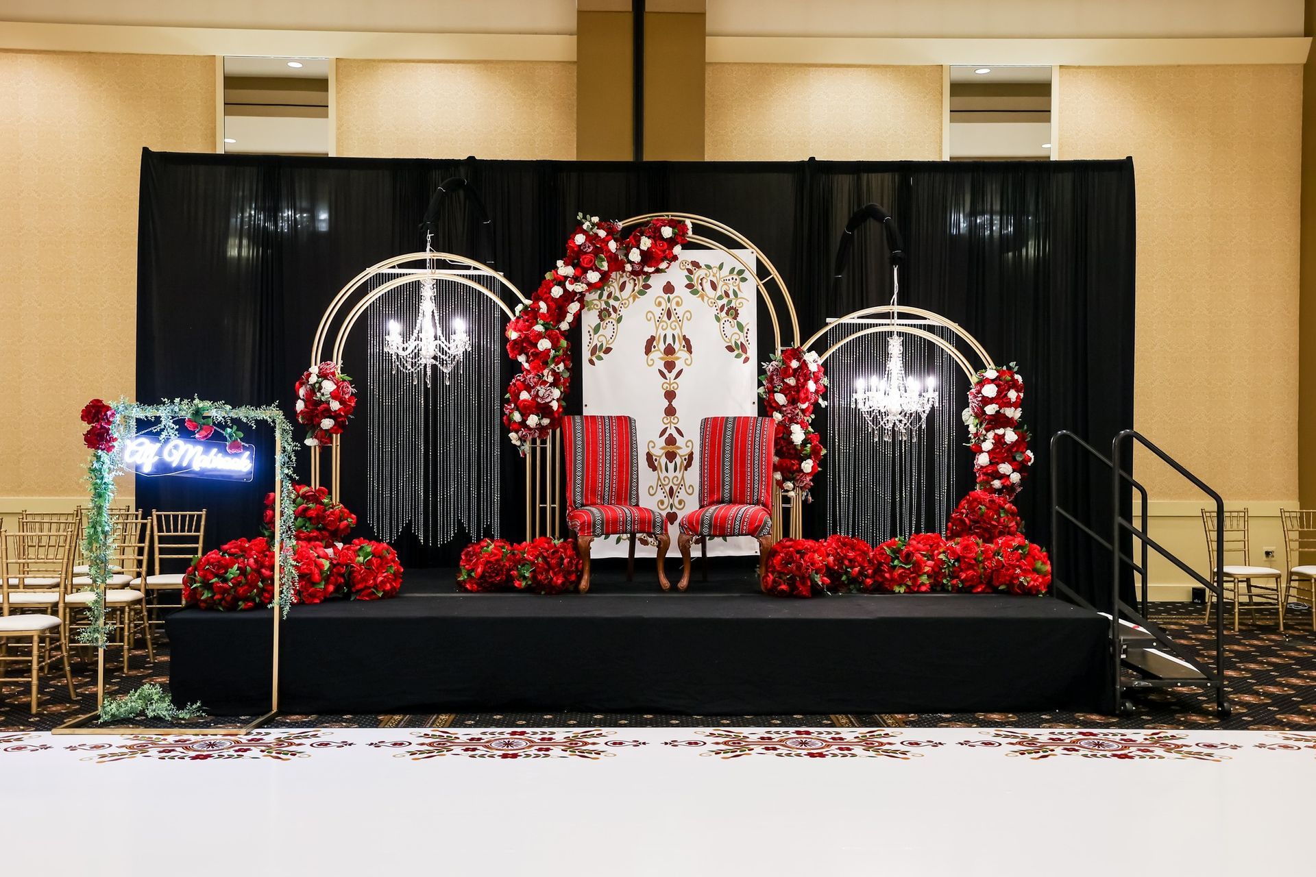 Decorated events place