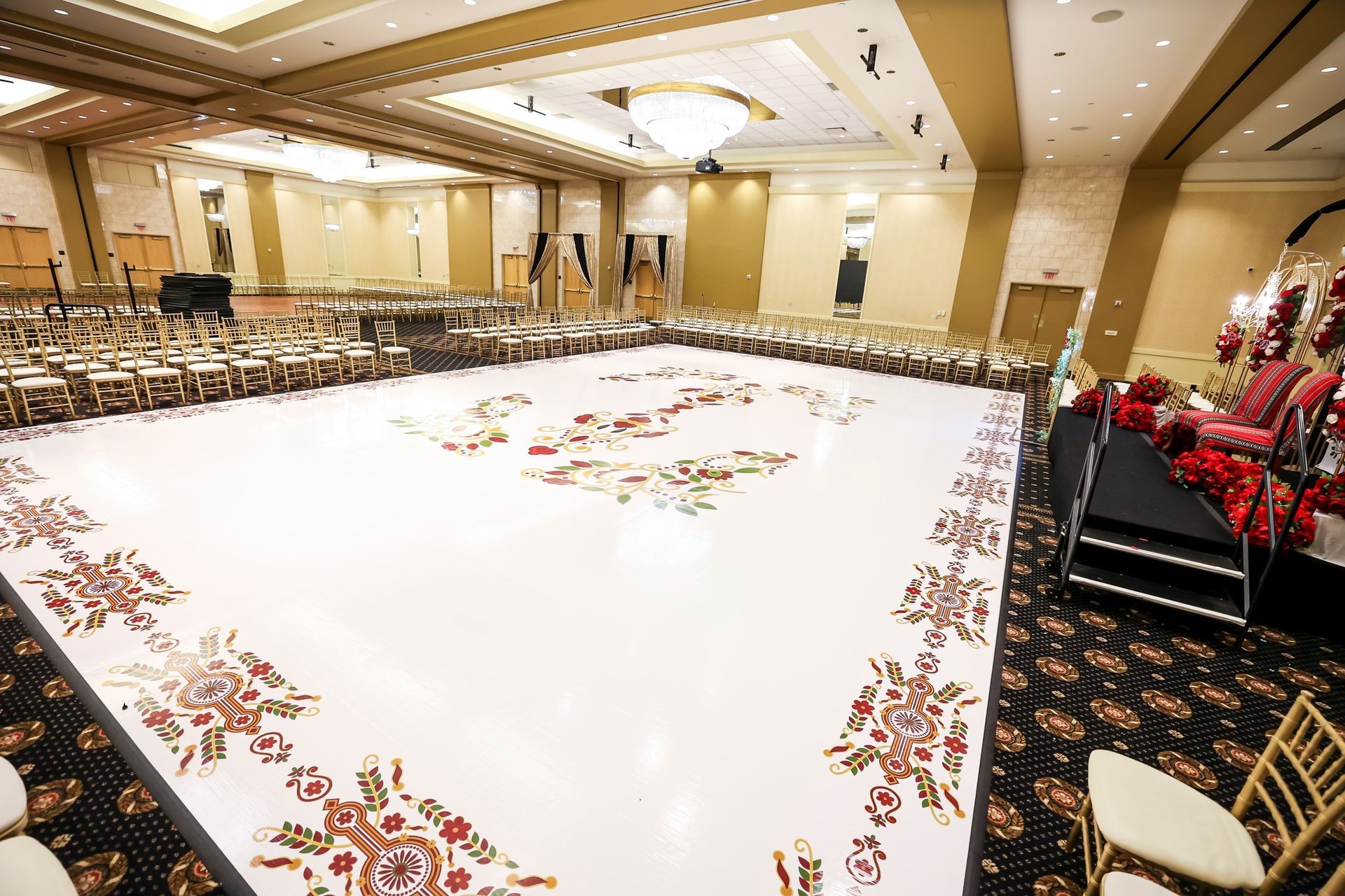 Decorated events place