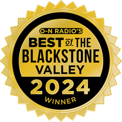 O-N RADIO's Best of the Blackstone Valley winner for 2024 Gold.