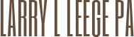 Larry L Leege PA | Logo