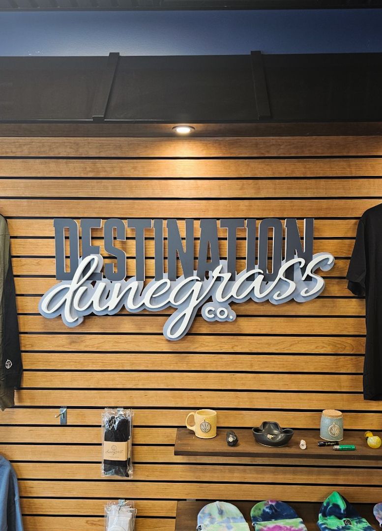 dunegrass custom interior 3d routed sign