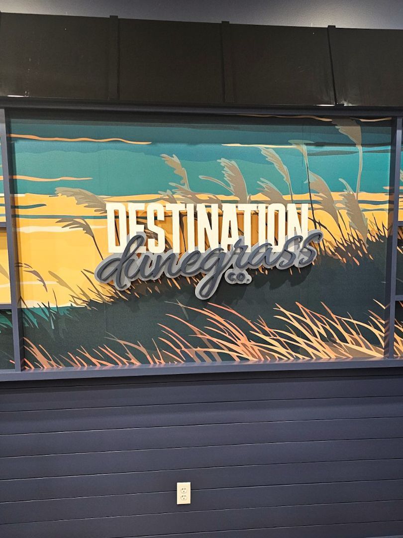 dunegrass custom interior 3d routed sign