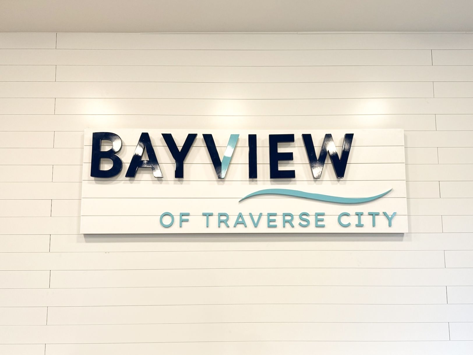 bayview traverse city custom shiplap 3d letter sign