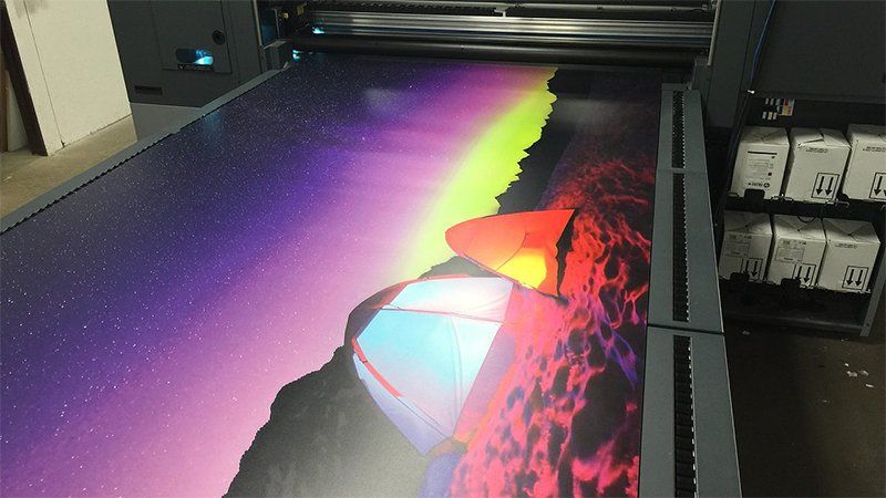 Large format digital printing