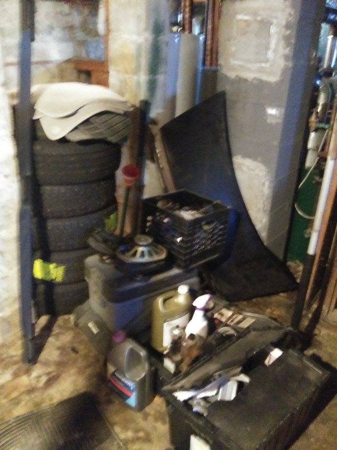 unwanted garage equipments