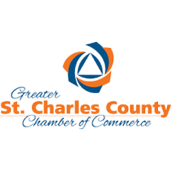 A logo for the greater st. charles county chamber of commerce