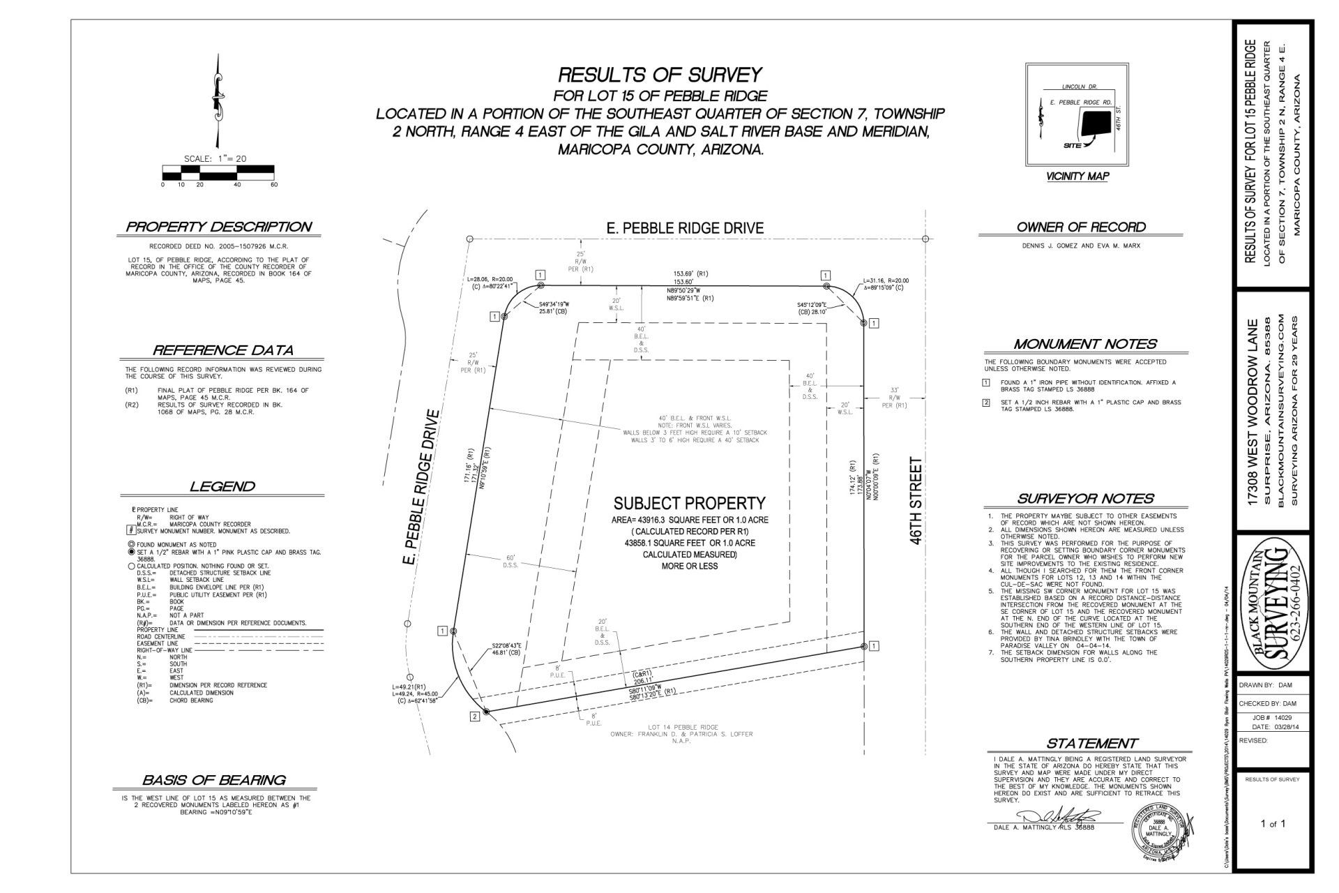 A black and white surveying map of a building on a piece of paper.