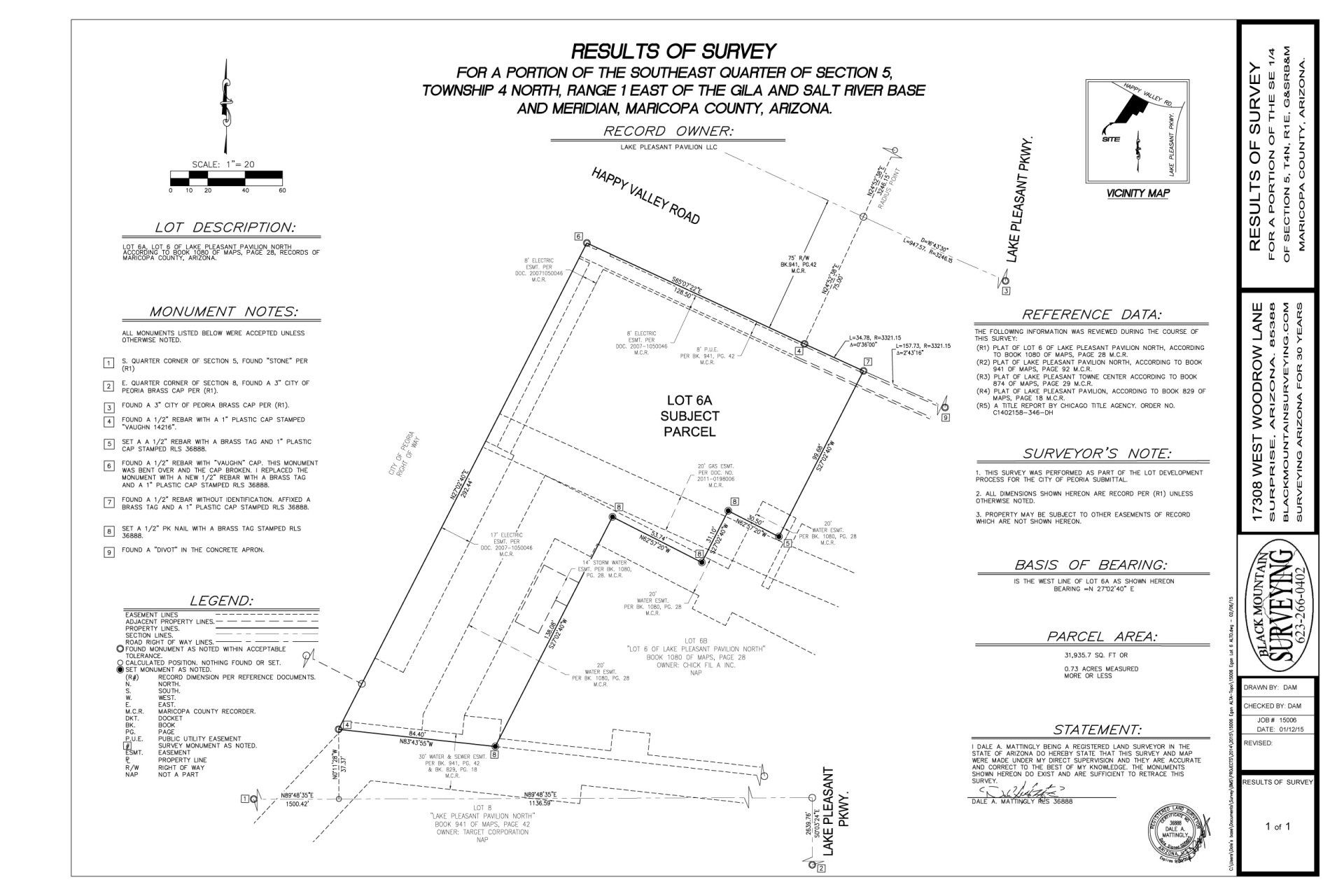 A black and white surveying map of a lot with a lot of lines on it.
