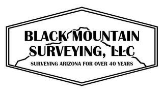 A wooden sign that says black mountain surveying