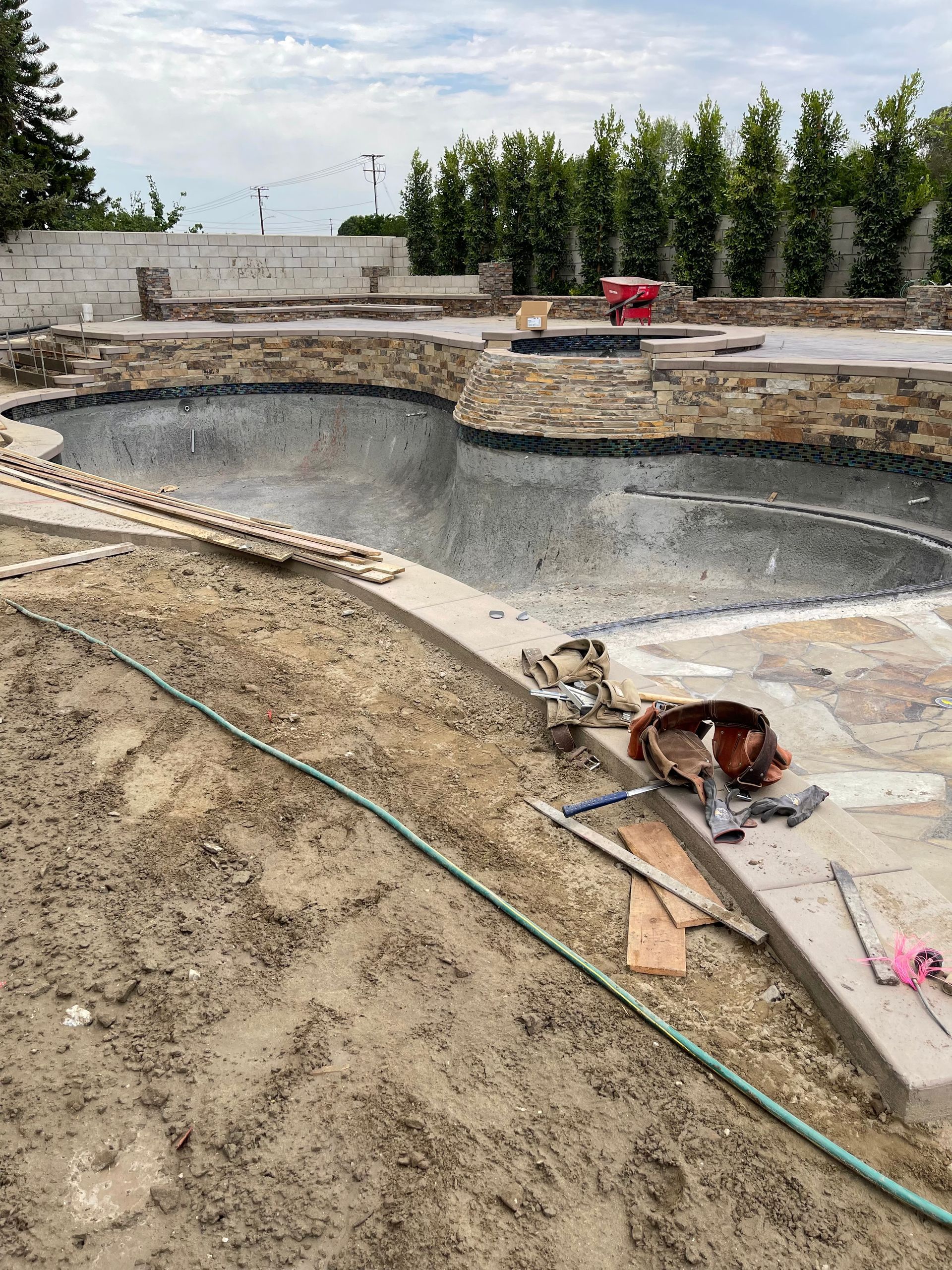 Courtyard concreting