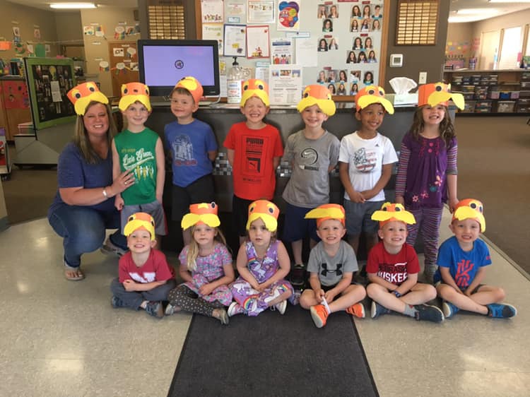 Children inside daycare facility