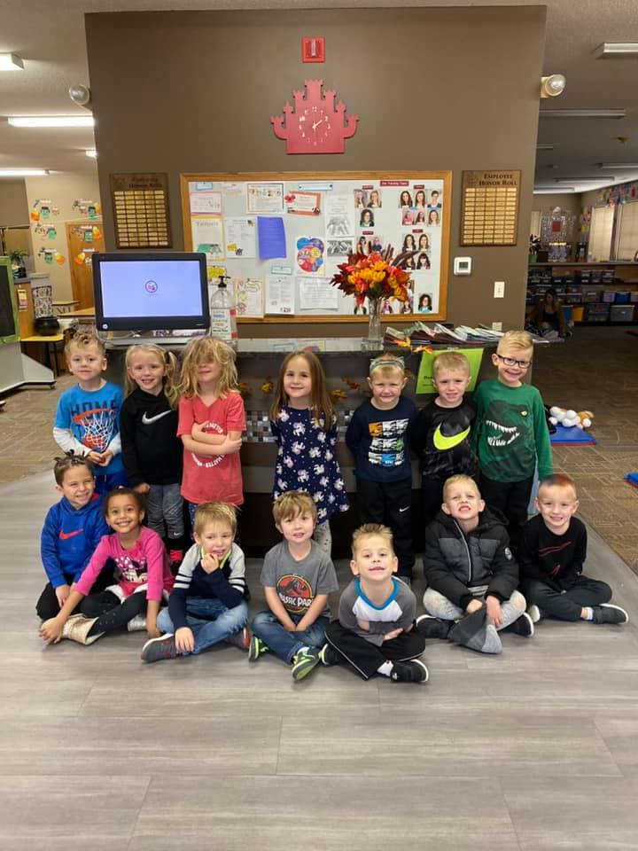 Children inside daycare facility