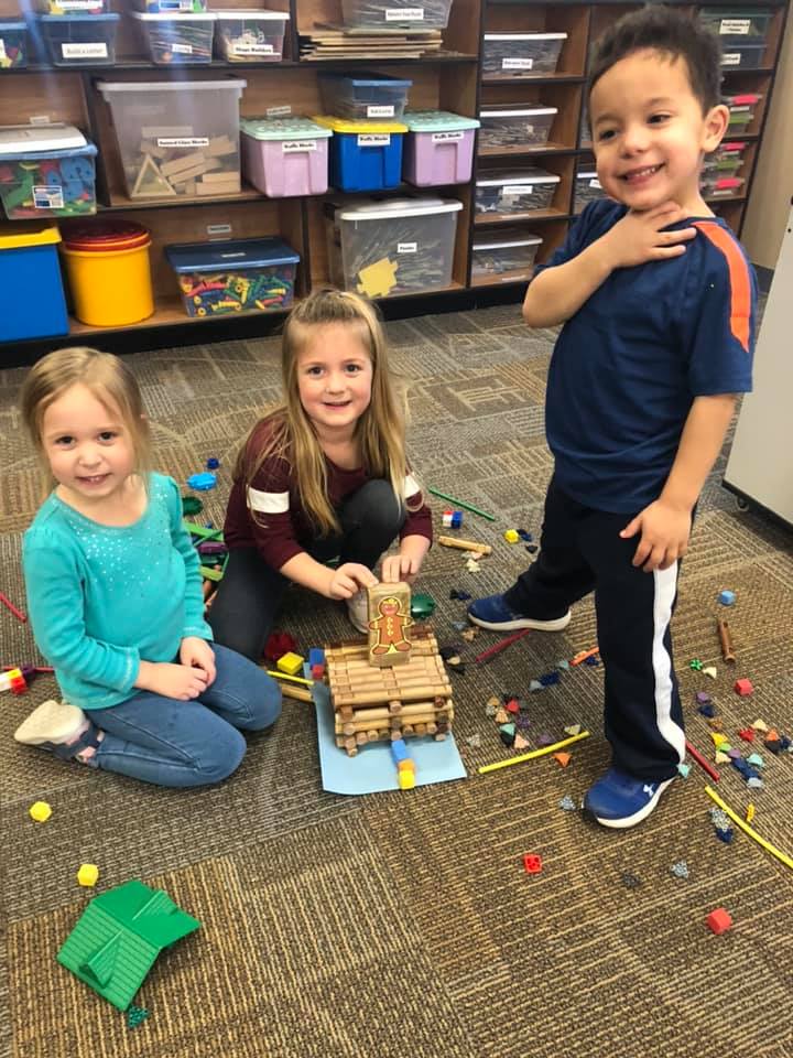 Children inside daycare facility