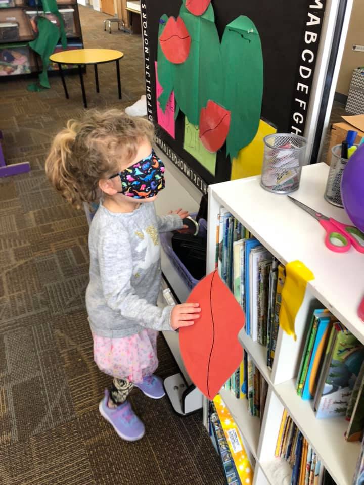 Children inside daycare facility