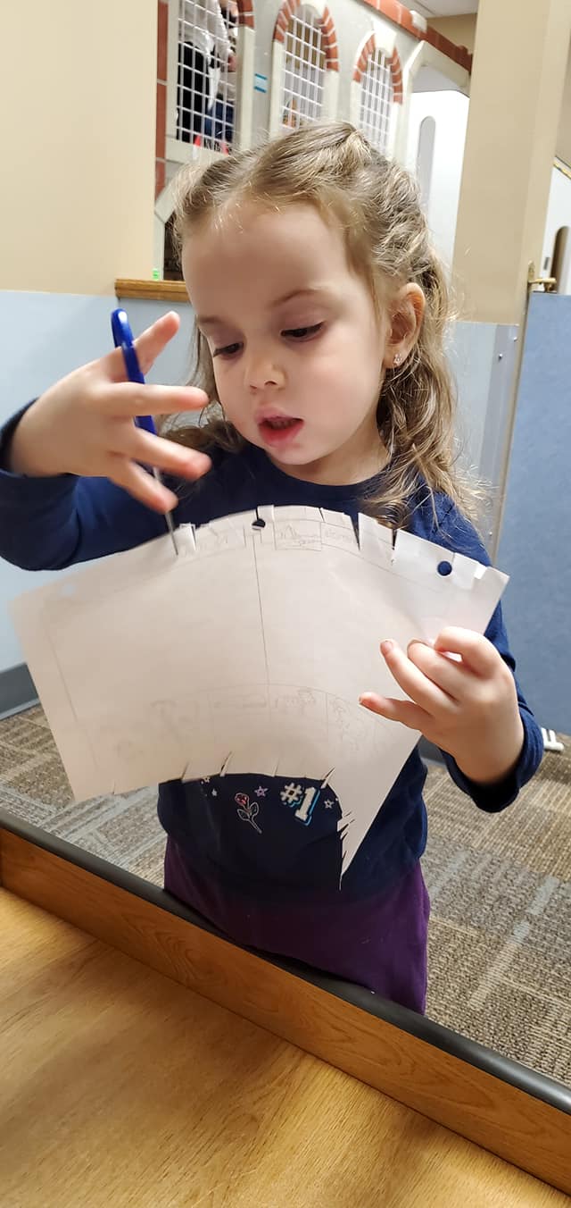 Children inside daycare facility