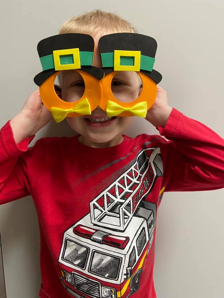 Children inside daycare facility