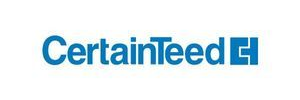 CertainTeed logo in blue. Text