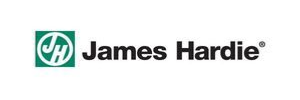 James Hardie logo: green square with