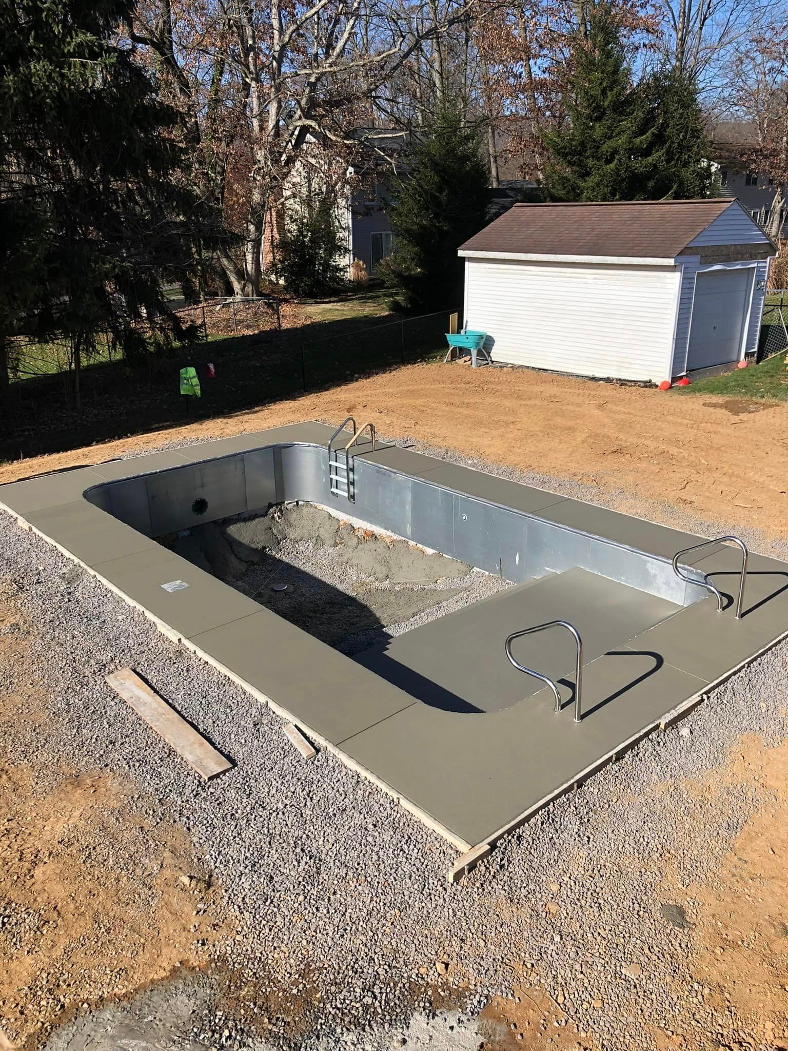 Pool construction