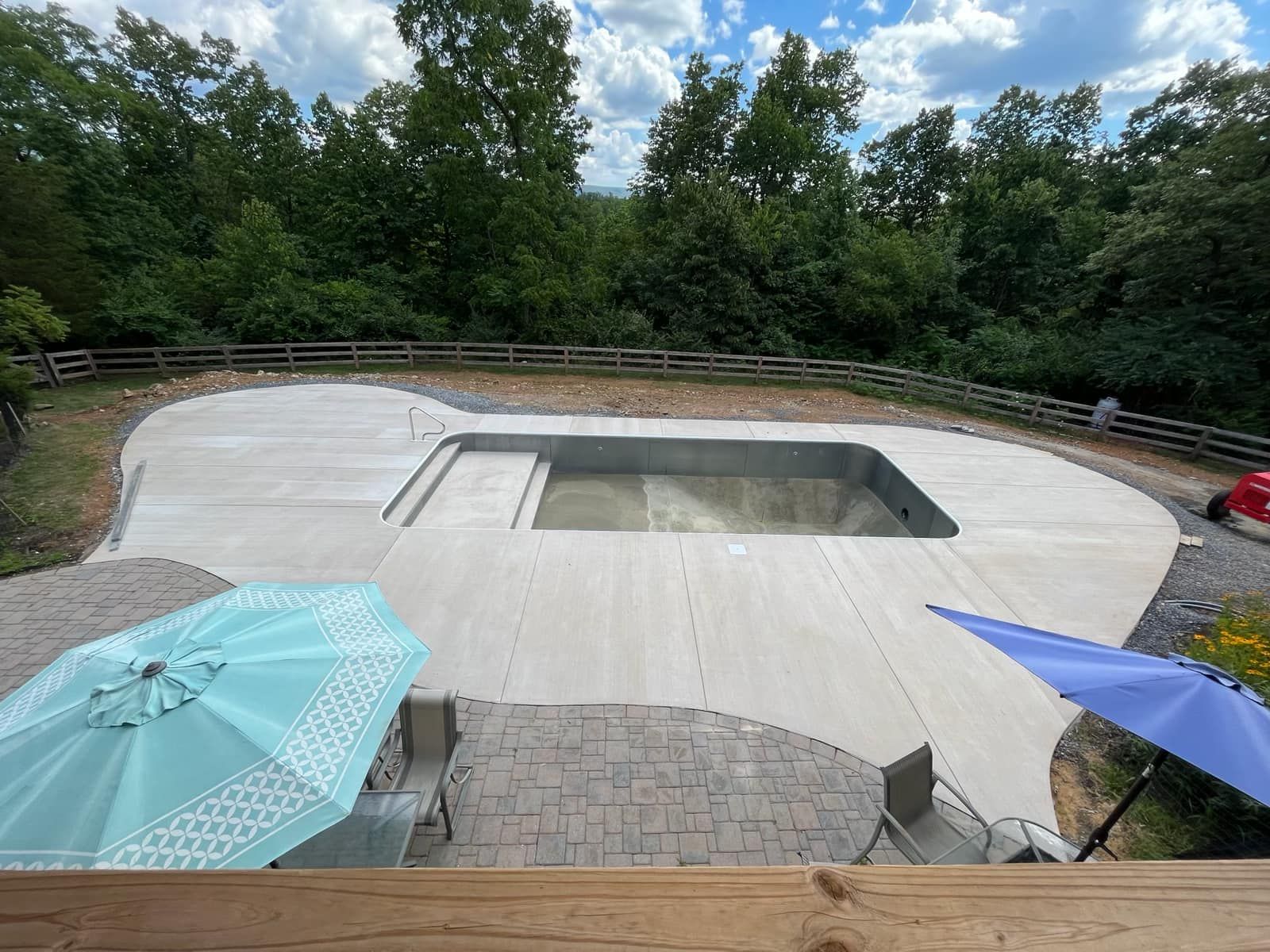 Pool construction