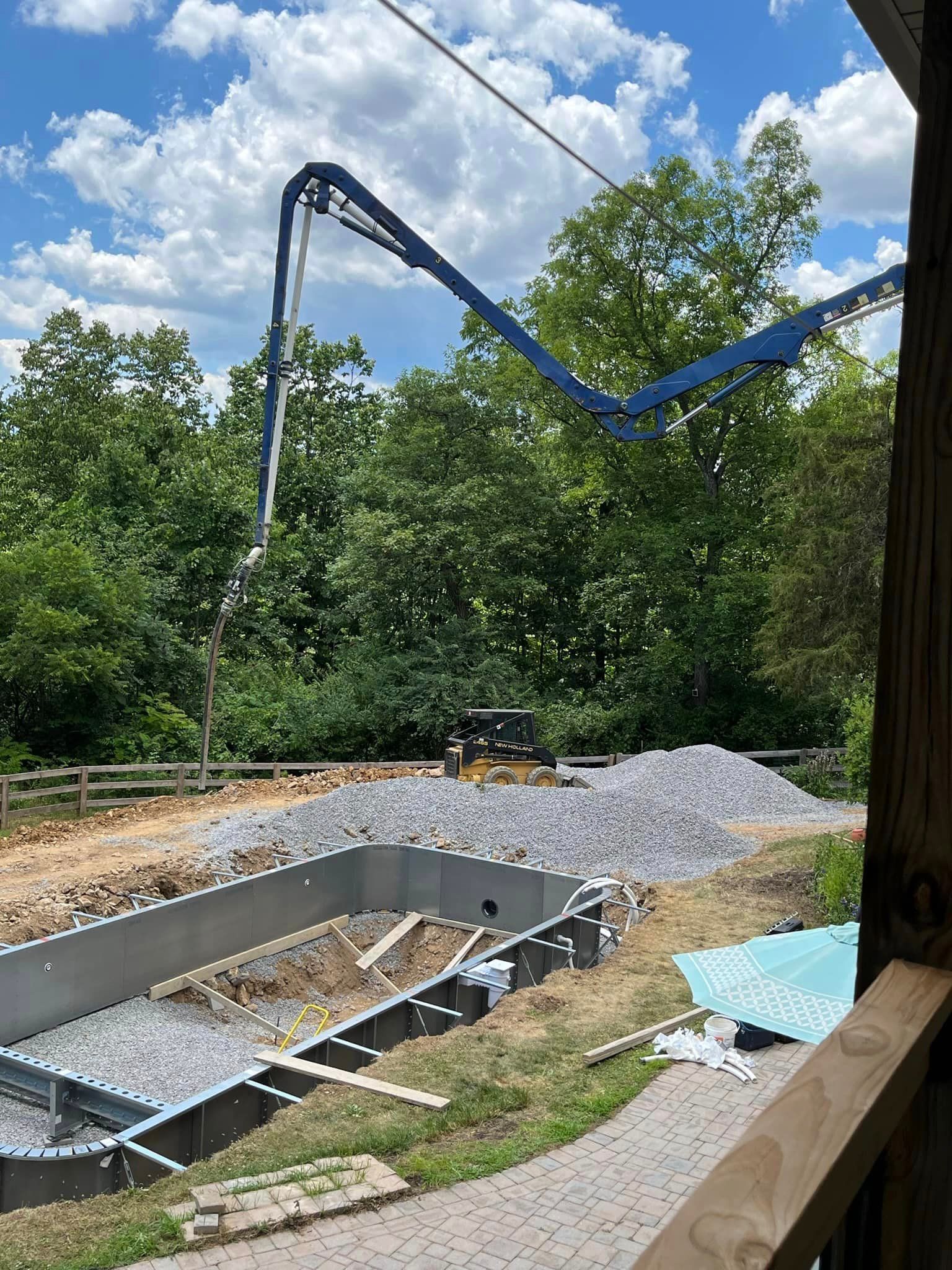 Pool construction