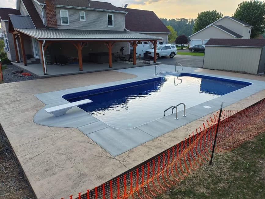 Pool construction