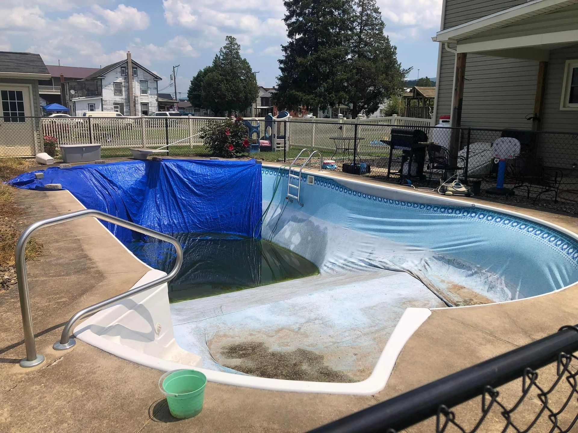Pool construction