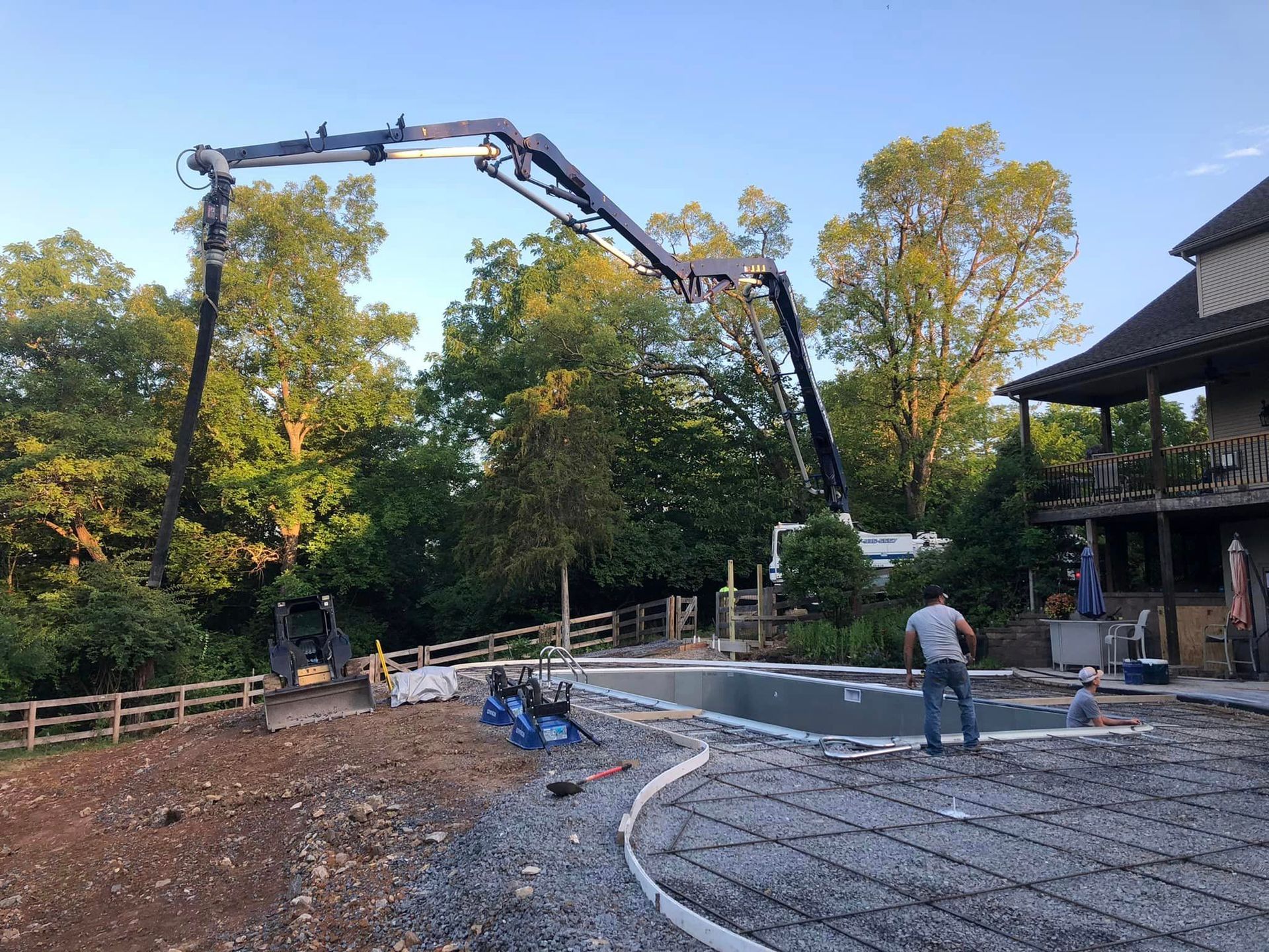 Pool construction