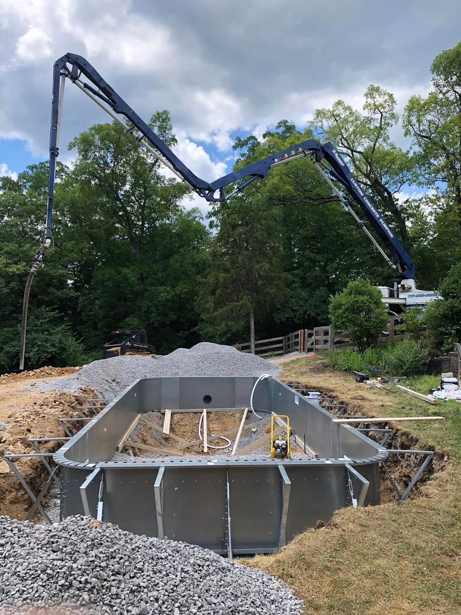 Pool construction