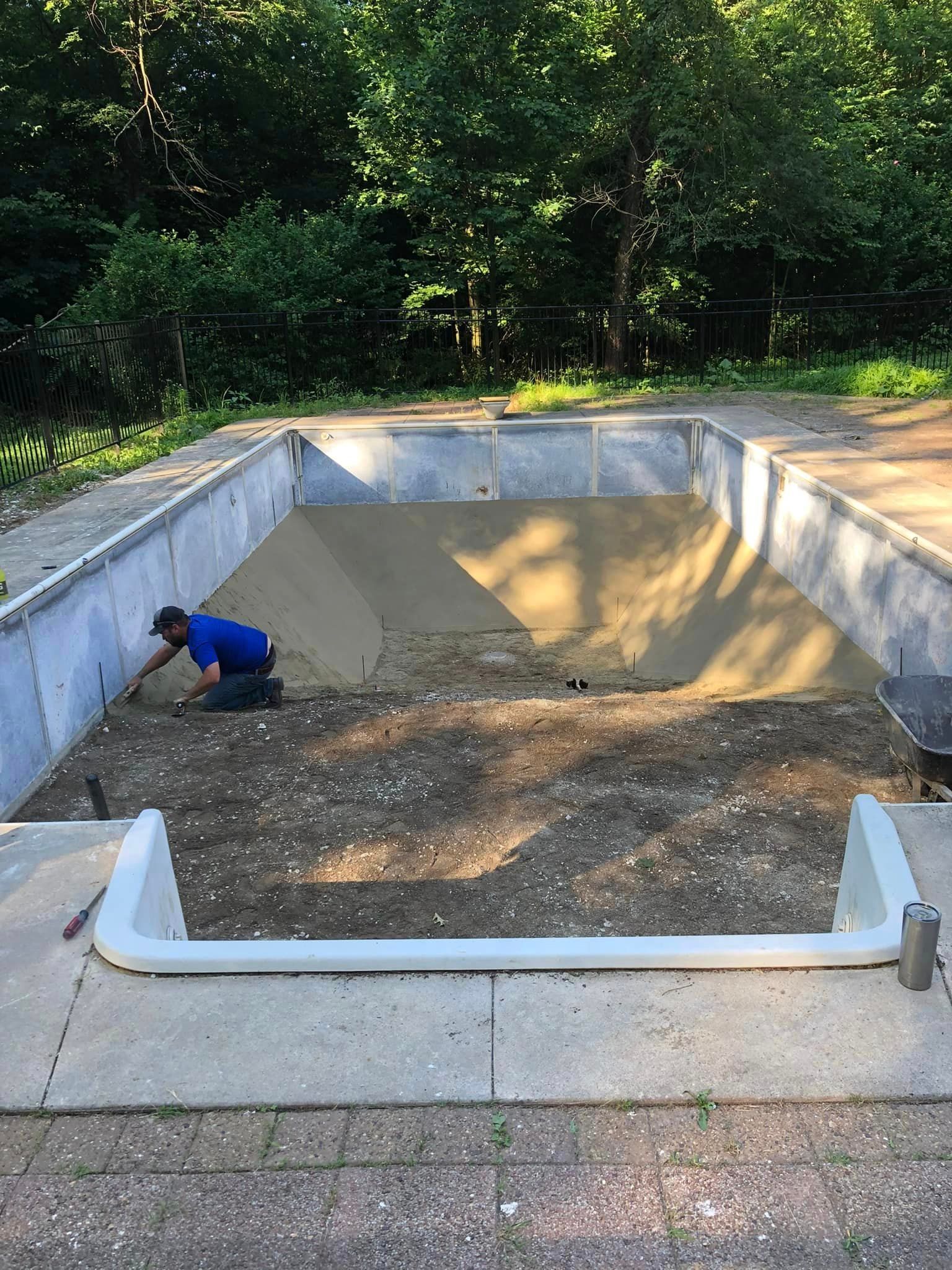 Pool construction