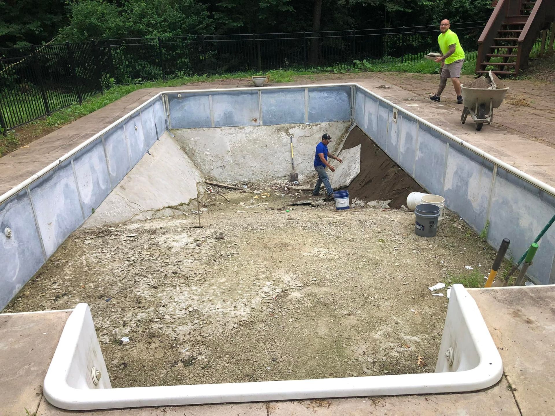Pool construction