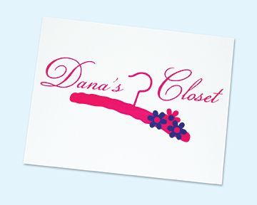 A dana 's closet logo on a white background