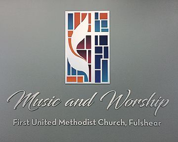 The logo for the first united methodist church in fulshear
